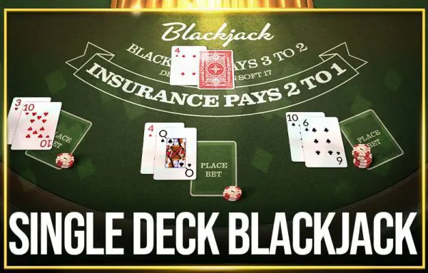 Single Deck Blackjack - SpinCity - Zimbabwe