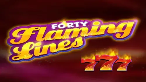 40 Flaming Lines game cover image by betfouders