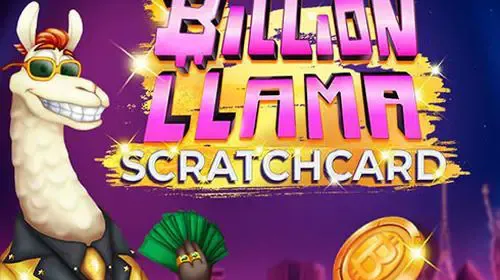 Billion Llama Scratchcard game cover image by betfouders