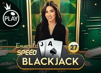 Speed Blackjack 27 - Emerald game cover image by betfouders