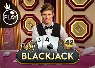 Blackjack 42 - Ruby game cover image by betfouders